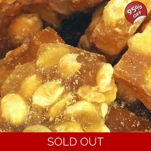 Mitre Roasted Peanut Nut Brittle Toffee - Broken Slab